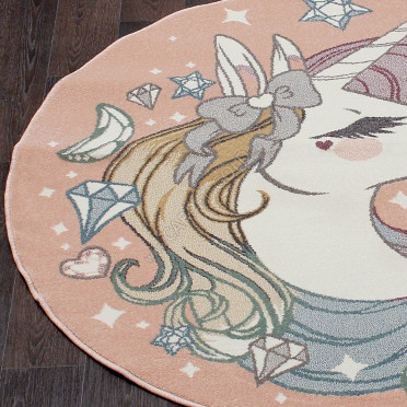 Детский ковер SOFIT 2394 - LIGHT GRAY - Круг