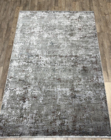 Ковер турецкий B214G2 MONZA (Акрил, Эвкалиптовый шелк, бежевый, серый)