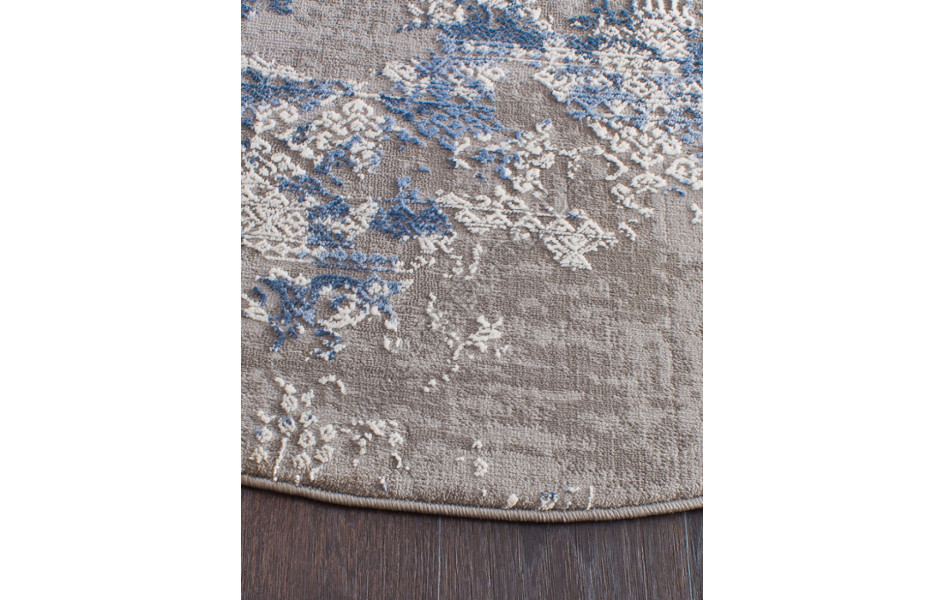 Ковер 03851A - BLUE / BLUE - Овал