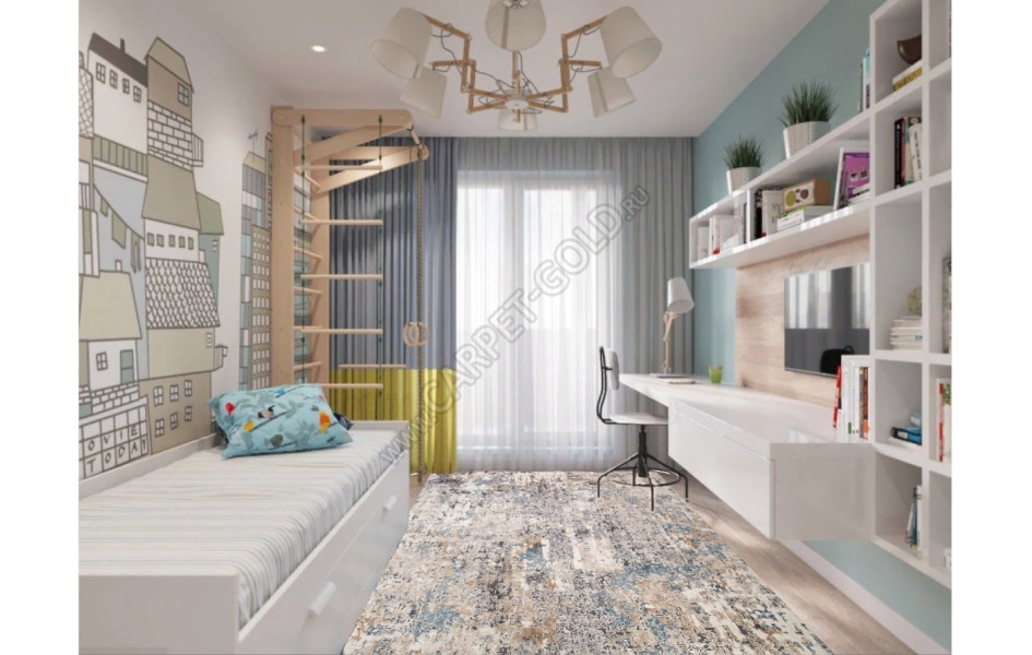 Ковер российский D733 BEIGE - коллекция SERENITY