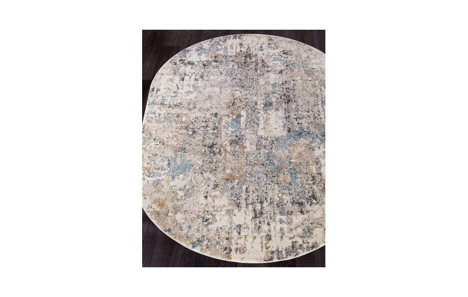 Ковер российский D733 BEIGE овальный - коллекция SERENITY