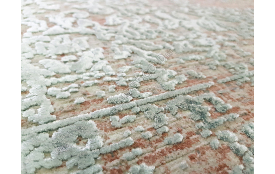 Ковер Art Deco ДИЗАЙН 3041B ЦВЕТ CREAM / JADE_TURQUOISE