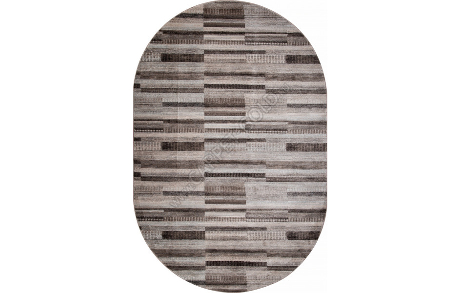 Ковер D973 - BROWN - Овал - коллекция VALENCIA DELUXE