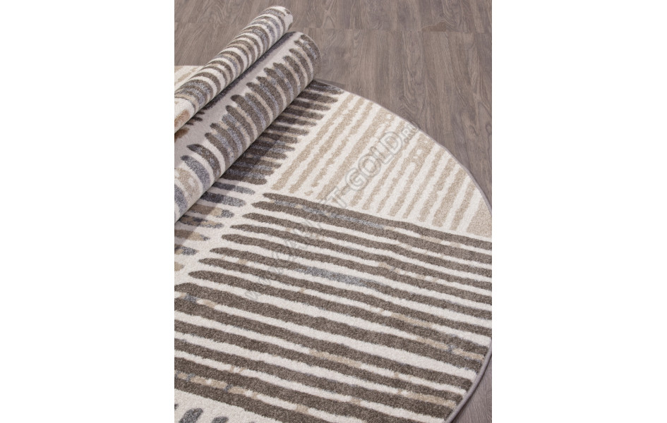 Ковер F043 - BEIGE - Овал - коллекция TORNADO