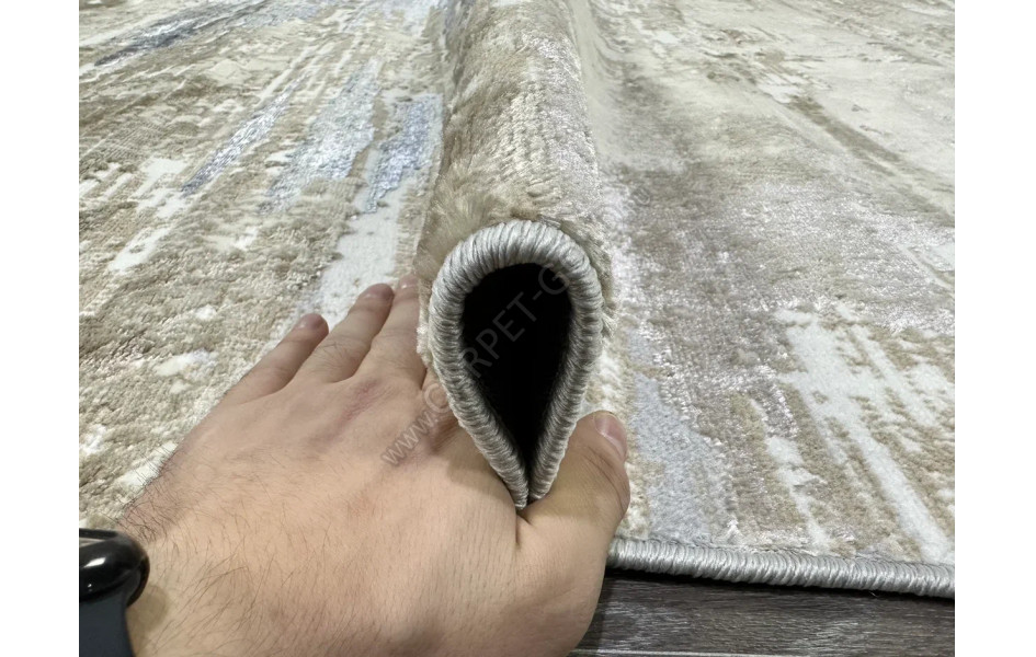 D068A_CREAM SHIRINK BLUE FDY Semnan овал