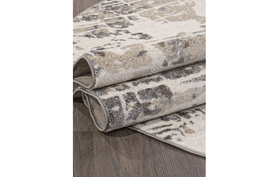 Ковер F053 - BEIGE - Овал - коллекция TORNADO