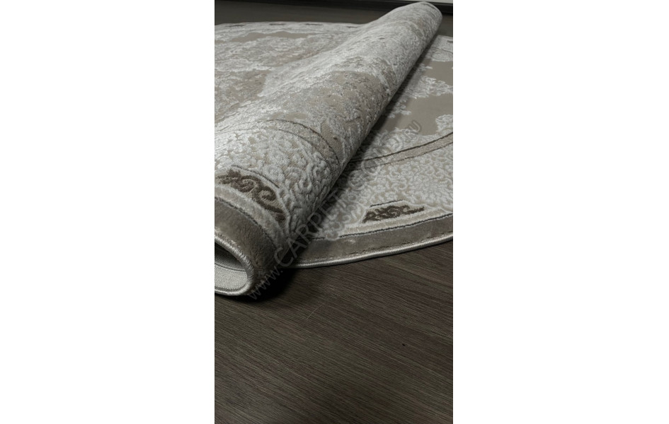 Ковер GL038A - BROWN / BROWN - Овал - коллекция NENSI