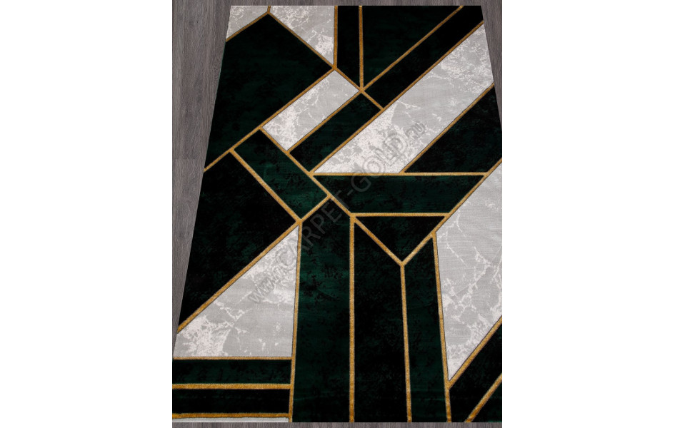 Ковер 04423Y - GREEN / GREEN - Прямоугольник - коллекция OMEGA