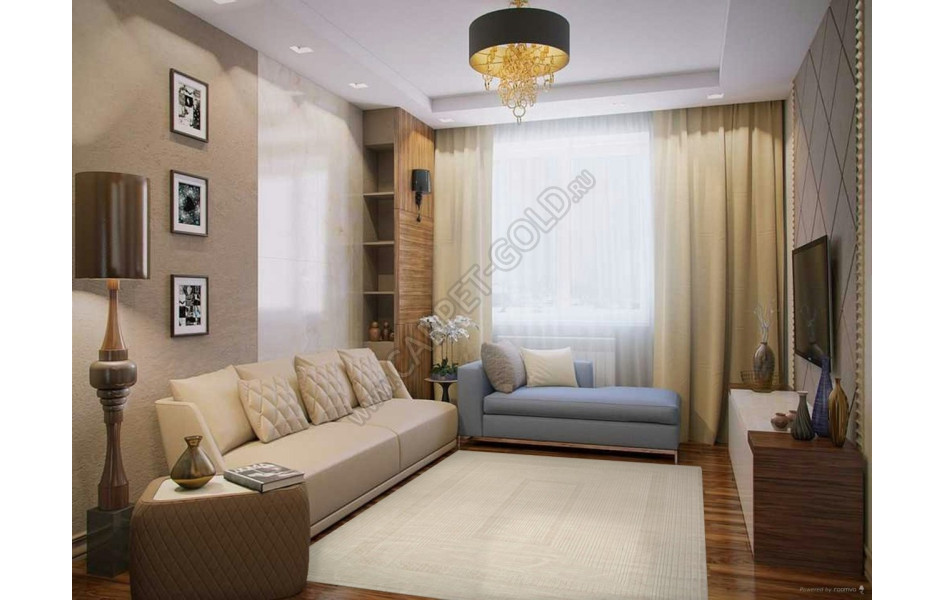 Ковер D339A - KREM COKEN / KREM HEATSET - Прямоугольник - коллекция BERLIN