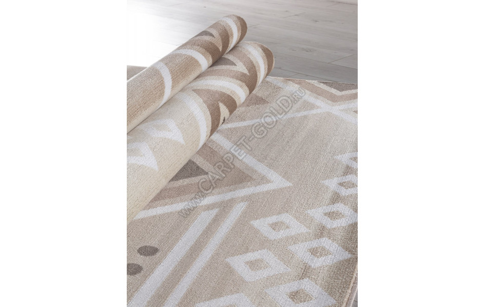 Ковер MP24 - CREAM-BROWN - Прямоугольник - коллекция IRIS