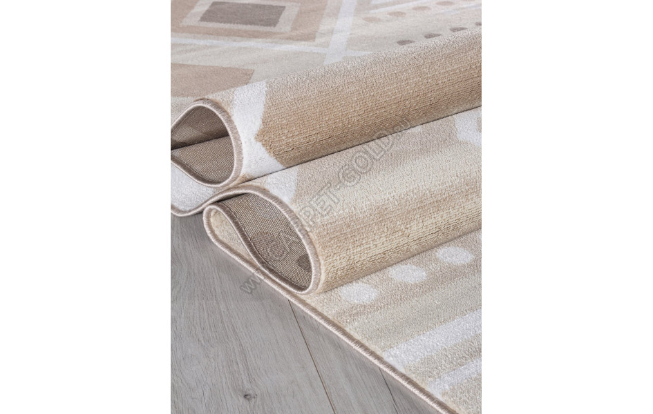 Ковер MP24 - CREAM-BROWN - Прямоугольник - коллекция IRIS