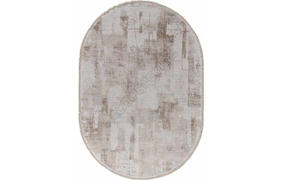 Ковер 35984Z - CREAM / CREAM - Овал - коллекция MELODY